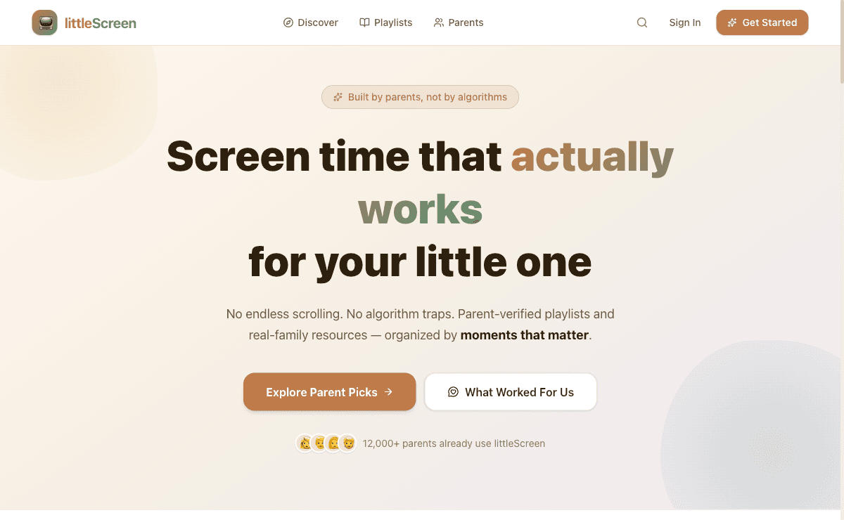 Homepage — Moment-based discovery & community feed